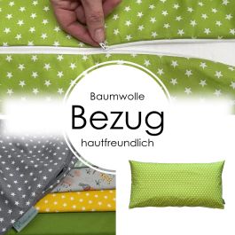 Bezug 40×80 cm 40-60°C für rechteckiges Kissen