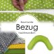 Bezug für Stillkissen / Lagerungskissen Größe 170 x 36 cm. 100% Baumwolle STANDARD 100 by OEKO-TEX®. Über 50 Designs und uni Farben, mit Reißverschluss, auch mangelfest. Verschlusslösungen für Klinik, Pflege und Praxis.