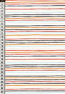 26 Streifen bunt