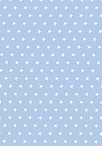 68 Sternchen hellblau